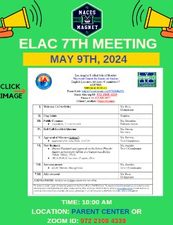 ELAC 7th Meeting